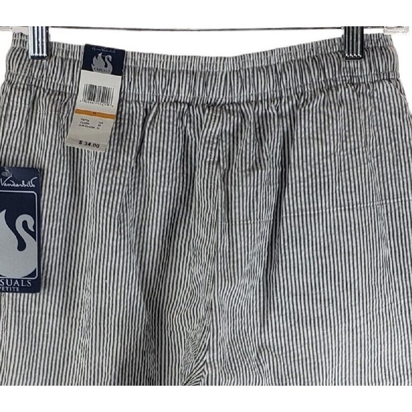 Gloria Vanderbilt Casuals Bermuda Shorts Sz PS Stripes Marjorie Drawstring Waist - Picture 4 of 8